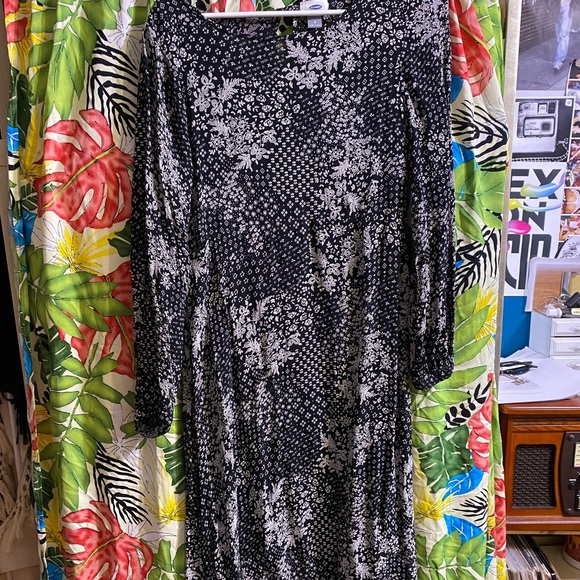 Floor Length Modest Matron Shift Dress - Picture 1 of 4